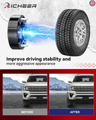 Richeer 5×5.5 Wheel Spacers for 2012-2018 Ram 1500, 4PCS 2 inch 5×139.7mm