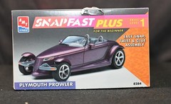 AMT 1/24 Plymouth Prowler Concept Model Kit – Partially Started, Dash Decal