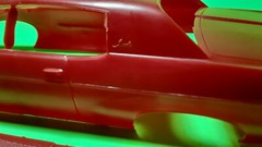 AMT 70 1970 Chevy Impala 1/25 Bare Body Shell Core Support Firewall Red Car