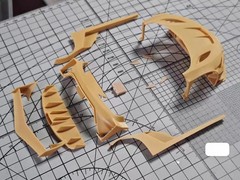 Resin 3D Printed 1/24-1/25th Honda NSX New LB Wide Body Kit Unpainted Model Toys