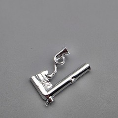 AMT 1/25 Ford Model T Chopped Parts Kitbash Chrome Horn #322