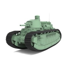 Model Kits 1/700 Military Model Kit France FCM 2C Heavy Tank 6PCS