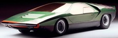 Race Car Classic Vintage Gandini’s Custom Concept Racer Racing Built Model