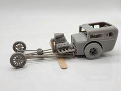 1950’s Hot Rod Body Shell Old School Dragster 1/25 Scale Mode Kit