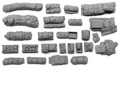 1/35 German WWII “Tank Bits 4” Stug Set #13 (26 Pieces) – Value Gear Resin