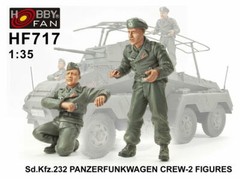 AFV Club Hobby Fan HF711 & HF717 German Early Panzer Crew 4 Figs – USA Shipping
