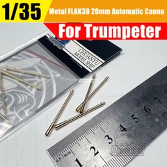 1/35 German FLAK 38 20mm Automatic Canno Metal Shells Upgrade Part for Trumpeter