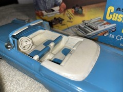 VERY RARE!! Vintage SMP 1958 Chevrolet Impala CONVERTIBLE Model Car Kit. NICE!!