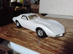 1976 Chevrolet CORVETTE white w BOX Promo Dealer Model