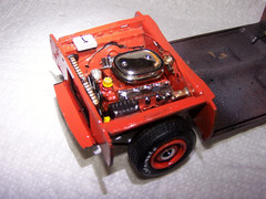 PRO BUILT AMT 1/25 HEMI ORANGE 1968 426 HEMI ROAD RUNNER STREET RACER-DETAILED!!