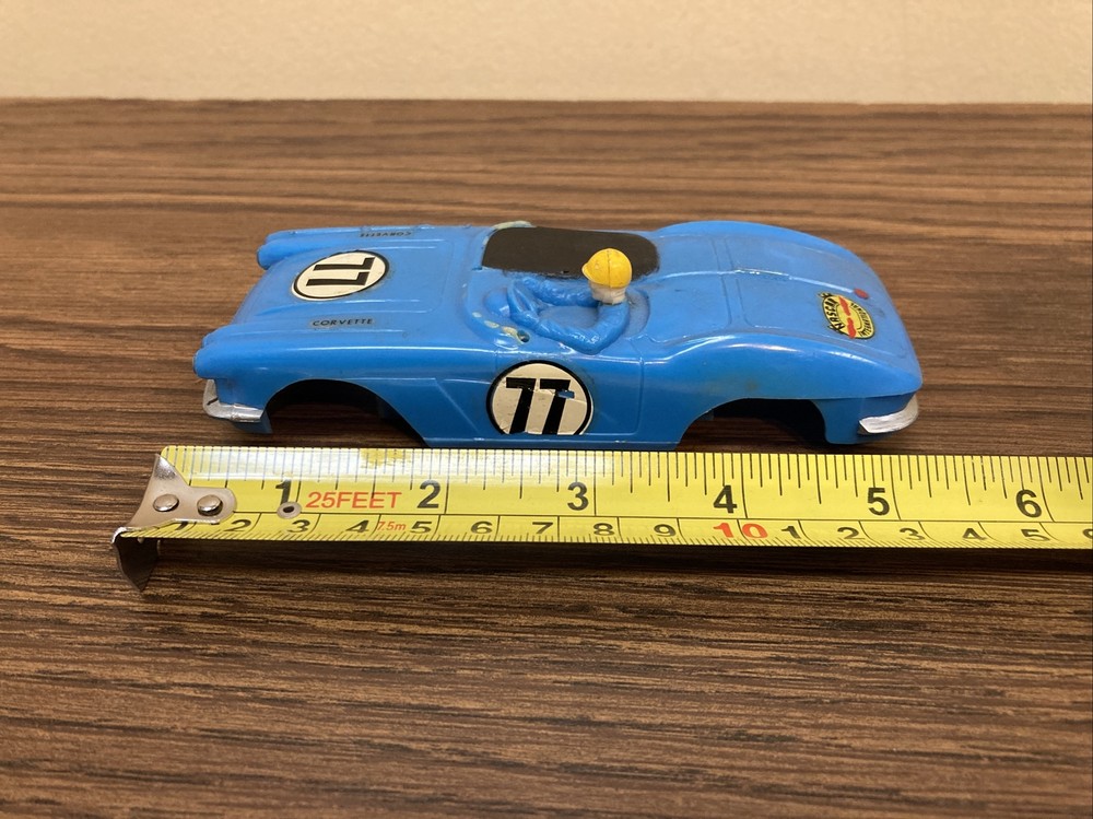 Vintage 60’s Slot Car Body Strombecker Blue #77