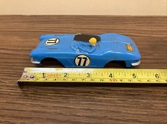 Vintage 60’s Slot Car Body Strombecker Blue #77