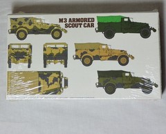 1/72 Aurora ESCI M3 Armored Scout Car 6207 Prestige Series New Sealed Free Ship