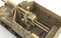 Zimi 35077 1/35 10.5cm leFH-18/4 [Becker]&50-ton Type SSy45 Platformwagen[2 in1]