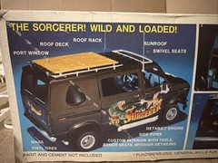 MPC 1977 The Sorcerer Ford Custom Van 1/25 Model Kit 1-0415 Open Box