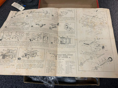 Vintage Hubley Metal Model Kit – Model A Station Wagon No. 4858 NEW OPEN BOX