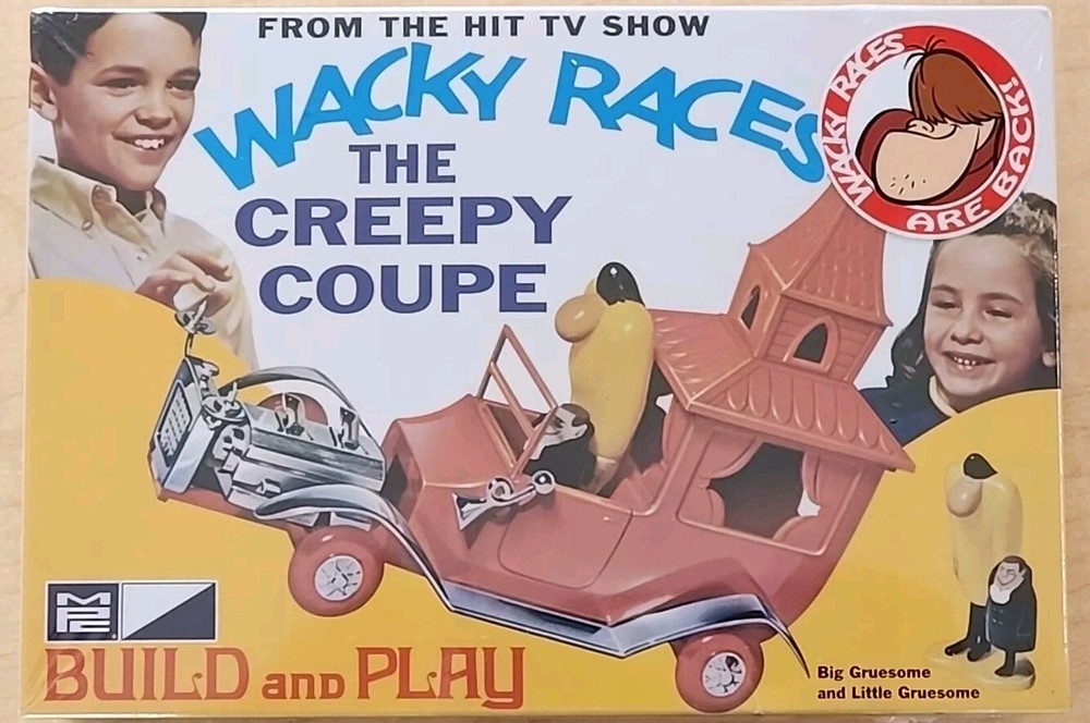 MPC 1:25 Scale Wacky Races the Creepy Coupe Sealed Boxed Model Kit