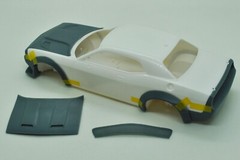 1/25 3D print 2018 Dodge Challenger SRT Hellcat Widebody transkit for AMT