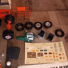 Vintage AMT California Hauler Peterbilt 359 Partially Built 1/25th T500 Read