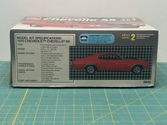 AMT Ertl 1970 Chevrolet Chevelle SS 454 Model Kit 1/25 Scale Partially Assembled