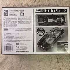 AMT Datsun 280ZX Turbo 1/25 Scale Model Kit AMT1043/12 White Molded Open Box