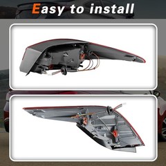 TODO Tail Light Assembly Compatible with 2014-2016 Hyundai Elantra, Fits 2014