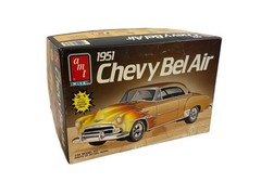 AMT ERTL 1951 Chevy Bel Air 3 In 1 1:25 Scale Model Kit 6607