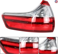 WFLNHB Left Side Outer Tail Light Assembly Replacement for Toyota Sienna