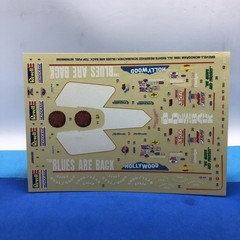Blues Are Back Revell NHRA Dragster Drag Racing DECAL SHEET 1:25 LBR Model Parts