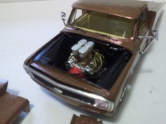 Chevy Ramp truck & car built model cars (please read)