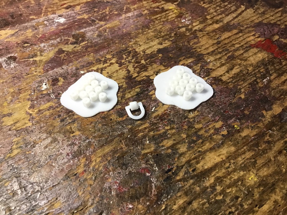 1/24-1/25 Scale Truck Trailer Model Accessories Mounting Cleats