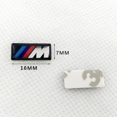 10PCS For BMW M WHEEL STICKER 17x9mm 19x11mm 16x7mm 3D Sticker Set