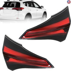 munirater 2-Pack Rear Left and Right Tail Light Brake Lamp Assembly Replacement