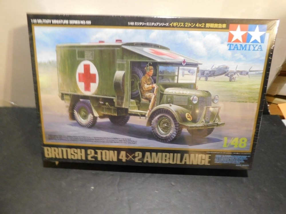 Tamiya 1:48 #32605 British 2-Ton 4×2 Ambulance NIB