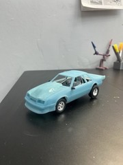1985 fox body drag body Resin printed BODY, HOOD, and SPOILER!