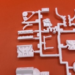 1969 Torino Cobra AMT 428 Engine Trans Intake Metal Axle Model Parts 1:25 New 9