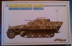 1/35 Cyber Hobby Dragon White Box Sd.Kfz.251/23 Ausf.D Recon Vehicle tamiya DML