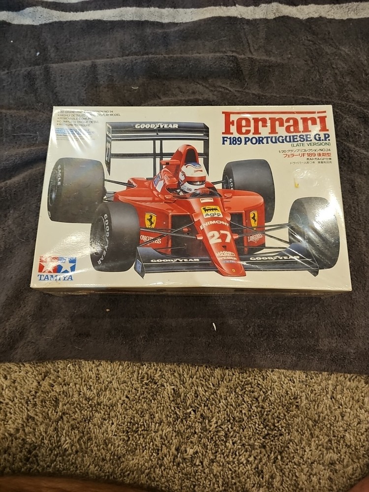 Tamiya 1:20 Scale Ferrari F189 Portuguese GP Version Model Kit # 20024 G.Berger