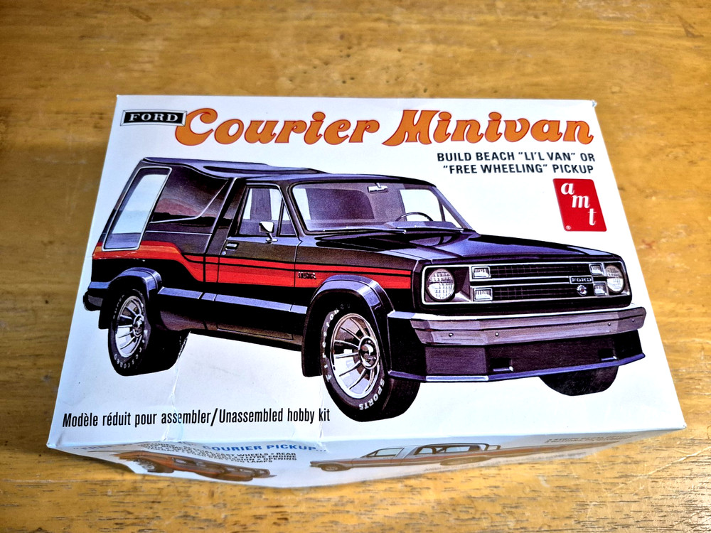 2021 AMT Model FORD COURIER MINIVAN Kit #AMT1210M/12 Build VAN or PICKUP