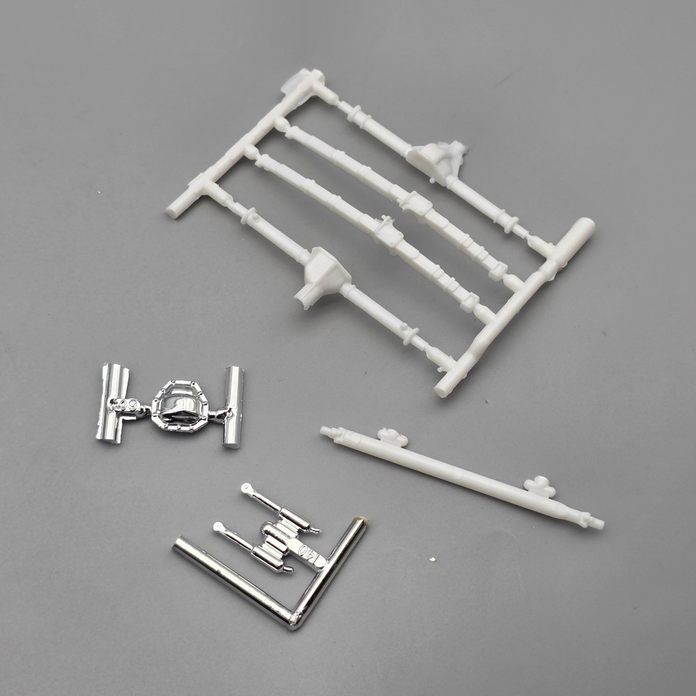 AMT 1/25 1968 Plymouth Road Runner Parts Kitbash Rear Suspension Chrome Shocks