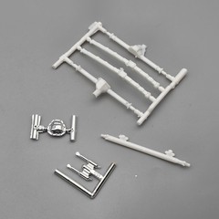 AMT 1/25 1968 Plymouth Road Runner Parts Kitbash Rear Suspension Chrome Shocks