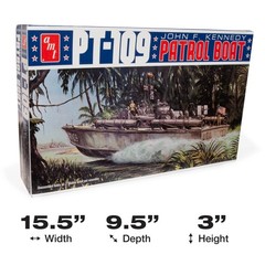 AMT 1233 1/64 John F. Kennedy PT-109 Model Kit
