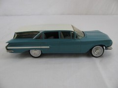 Hubley 1/25 Blue 1960 Chevrolet Nomad Station Wagon Dealer Promo Model Car
