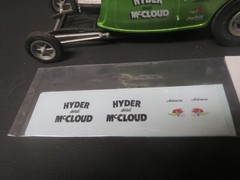 Hyder & McCloud AA/FA 1/25 34′ 5 Window Coupe Decal from Fremont Racing