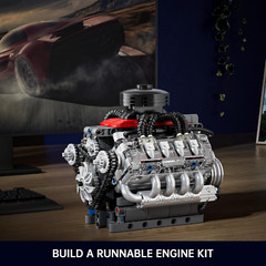 Mini V8 Engine Kits That Runs, Build Your Own Visible Car Motor, Physical Scienc