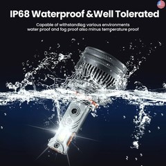 9005 Fog Light Bulbs 13000LM, 6500K White, 50,000 Hours Lifespan, IP68