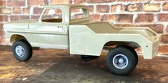 Resin 1/24 Scale: 15-inch “4-hole Tow Truck” Dually Wheels W/ Commercial Tires