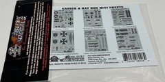 Slixx Decals 1:24-1:25 Scale Gasser & Rat Rod Mini Sheets New