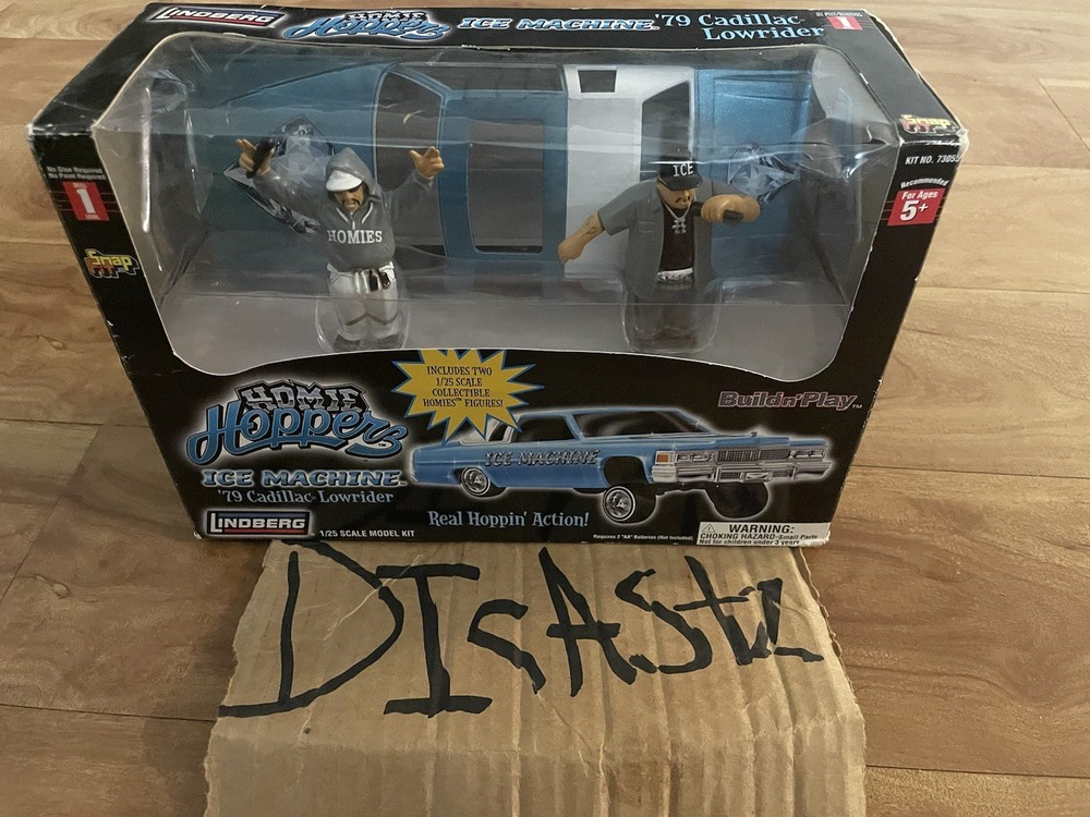 Lindberg Homie hoppers Ice Machine, 79 Cadillac Lowrider NIB Read Desc.￼