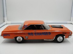 Vintage & Rare JO-HAN DODGE Polara RE-CHARGED SUPER STOCK Drag Car 1/25